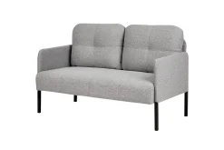 2-sitssoffa Beliani Lahti Beige, svart Light grey||Black