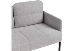 2-sitssoffa Beliani Lahti Beige, svart Light grey||Black