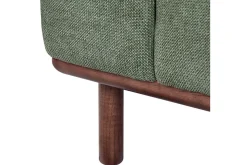 2-sitssoffa Beliani Laurila Beige, mörkt trä Green||Dark colored wood