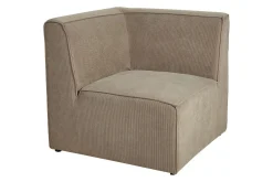2-sitssoffa Beliani Lemvig Beige Taupe