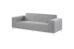 3-sitssoffa Beliani Rovigo Grey||White