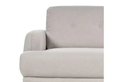 2-sitssoffa Beliani Tuve Beige, ljust trä, Bouclé Beige||Light colored wood VALUE_MISSING_2