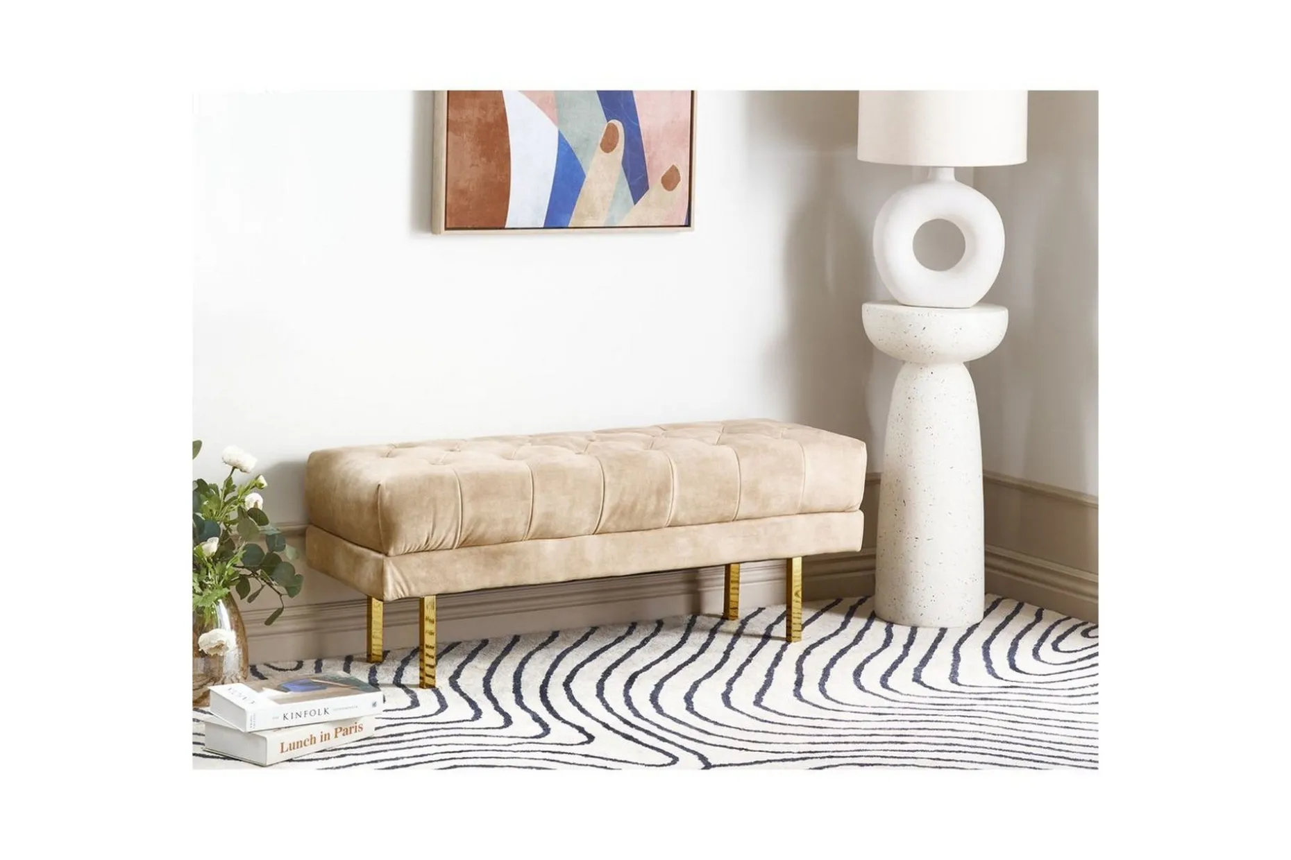 Sittebenk Roseville Beige/Gull