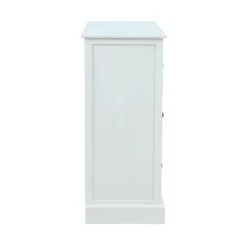 Skap HOME4YOU Meldon hvit 80x35x80 cm