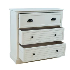 Skap HOME4YOU Meldon hvit 80x35x80 cm