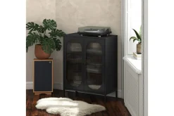 Skap Luna 80x40x102 cm, Svart