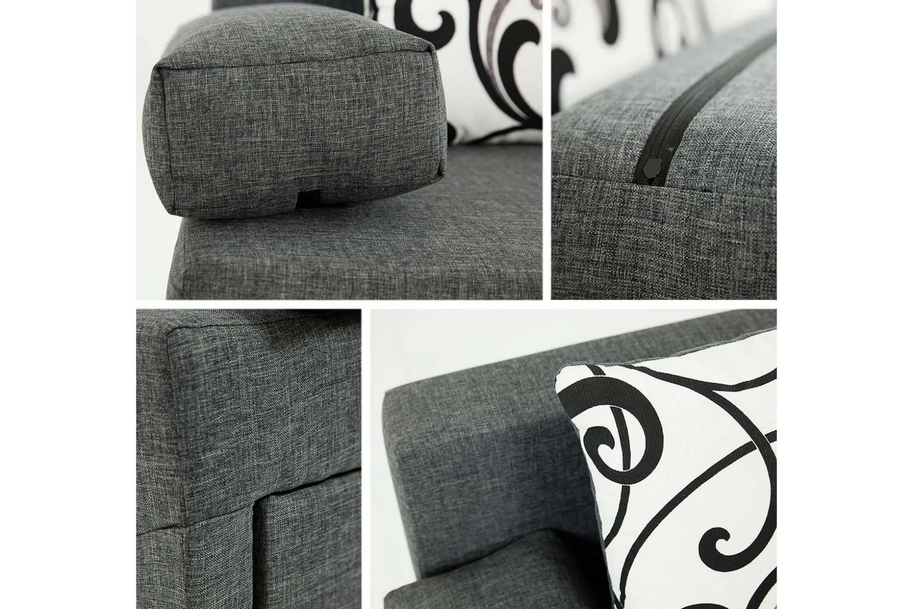 Skatteg Sofa med Puff