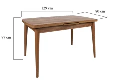 Skinshult Spisebord 130x79x130 cm