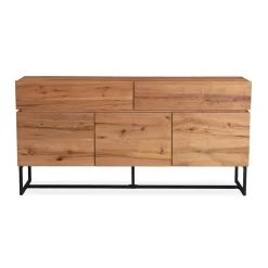 Skjenk HOME4YOU Byron 160x41x80 cm eik