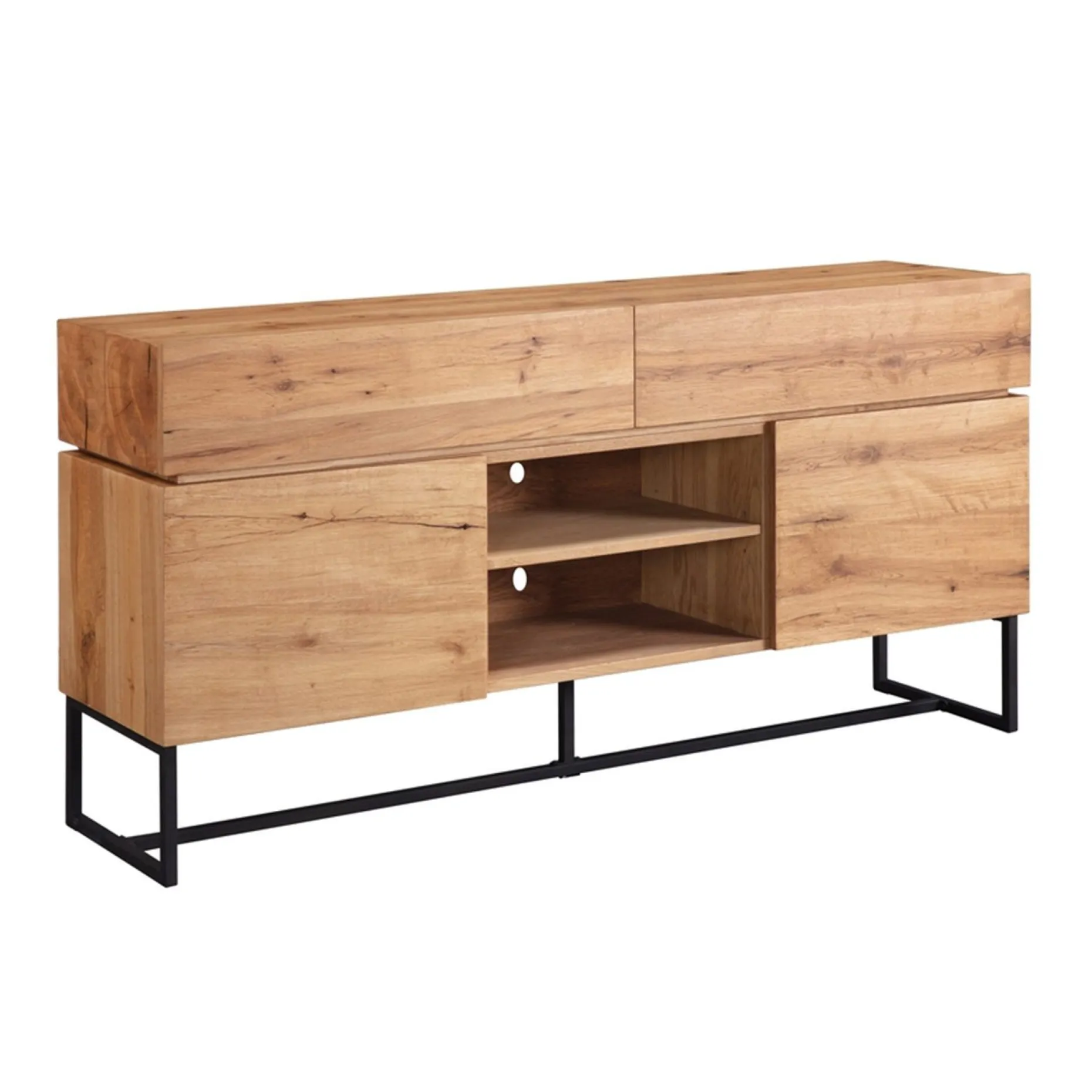 Skjenk HOME4YOU Byron 160x41x80 cm eik