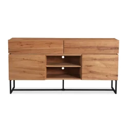 Skjenk HOME4YOU Byron 160x41x80 cm eik