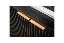 Skjenk Wohnling Foliert sponplate eikelook 150 cm 4 dører Moderne