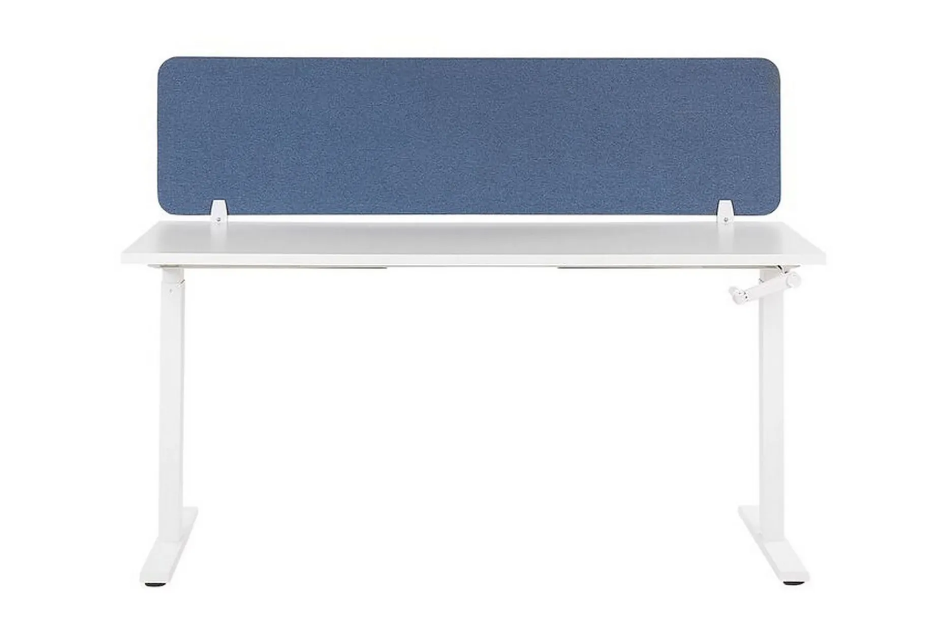 Skjold til skrivebord 160 x 40 cm blå WALLY