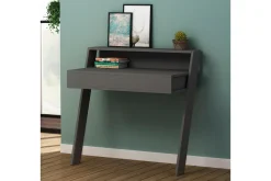 Skoved Skrivebord 94 cm med Oppbevaringsskuff + Hylle