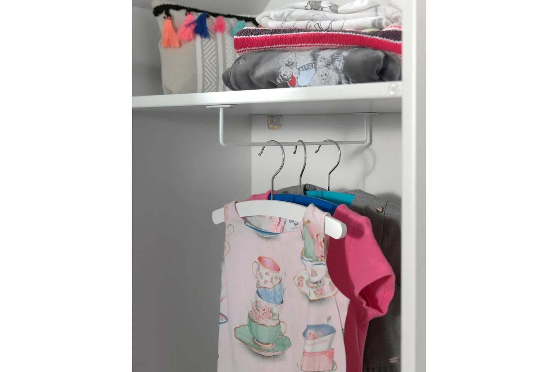 Skåp Vipack Casami 5-delar med 4 Dörrar Vipack Grey, Pink, Mint Green, White