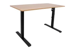 Skrivebord Ergo Optimal med motor 120x60 cm Eik