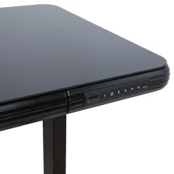 Skrivebord HOME4YOU Ergo Fit med 1 motor 122x62x73,5-118 cm Svart