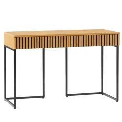 Skrivebord HOME4YOU Hampton 120x50x79 cm melamin med eikebark