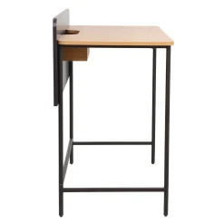 Skrivebord HOME4YOU Harper 100x49,5x85 cm ask/svart