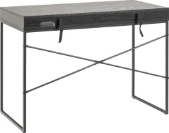 Skrivebord HOME4YOU Seaford 110x45x75 cm svart