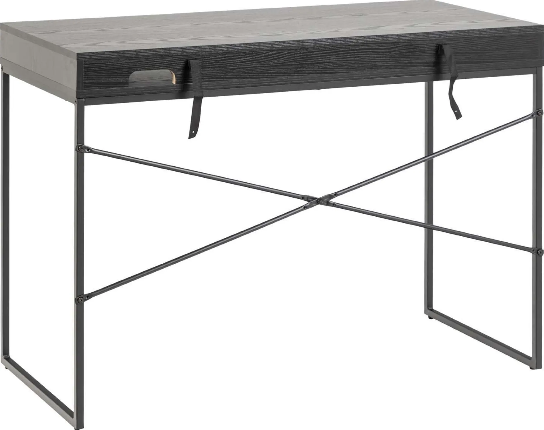 Skrivebord HOME4YOU Seaford 110x45x75 cm svart