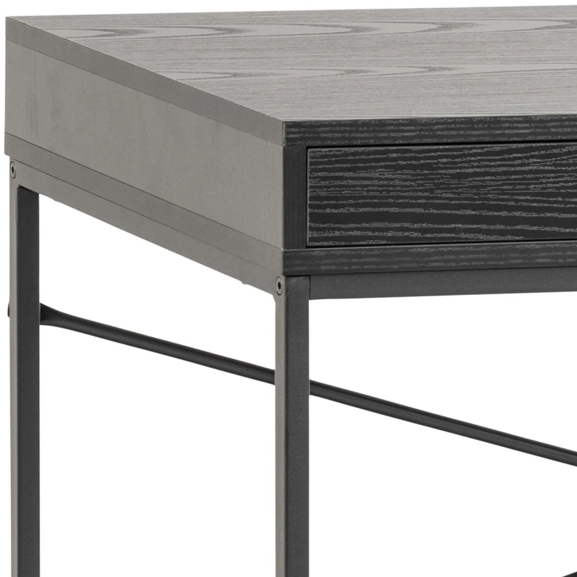 Skrivebord HOME4YOU Seaford 110x45x75 cm svart
