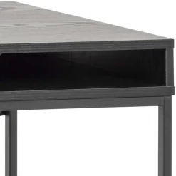 Skrivebord HOME4YOU Seaford 110x45x75 cm svart