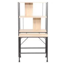 Skrivebord/hylle HOME4YOU Lester 84x40x160 cm melamin