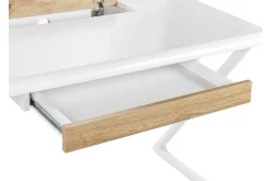 Skrivebord 120 x 60 cm Hvit/Lyst tre FOCUS
