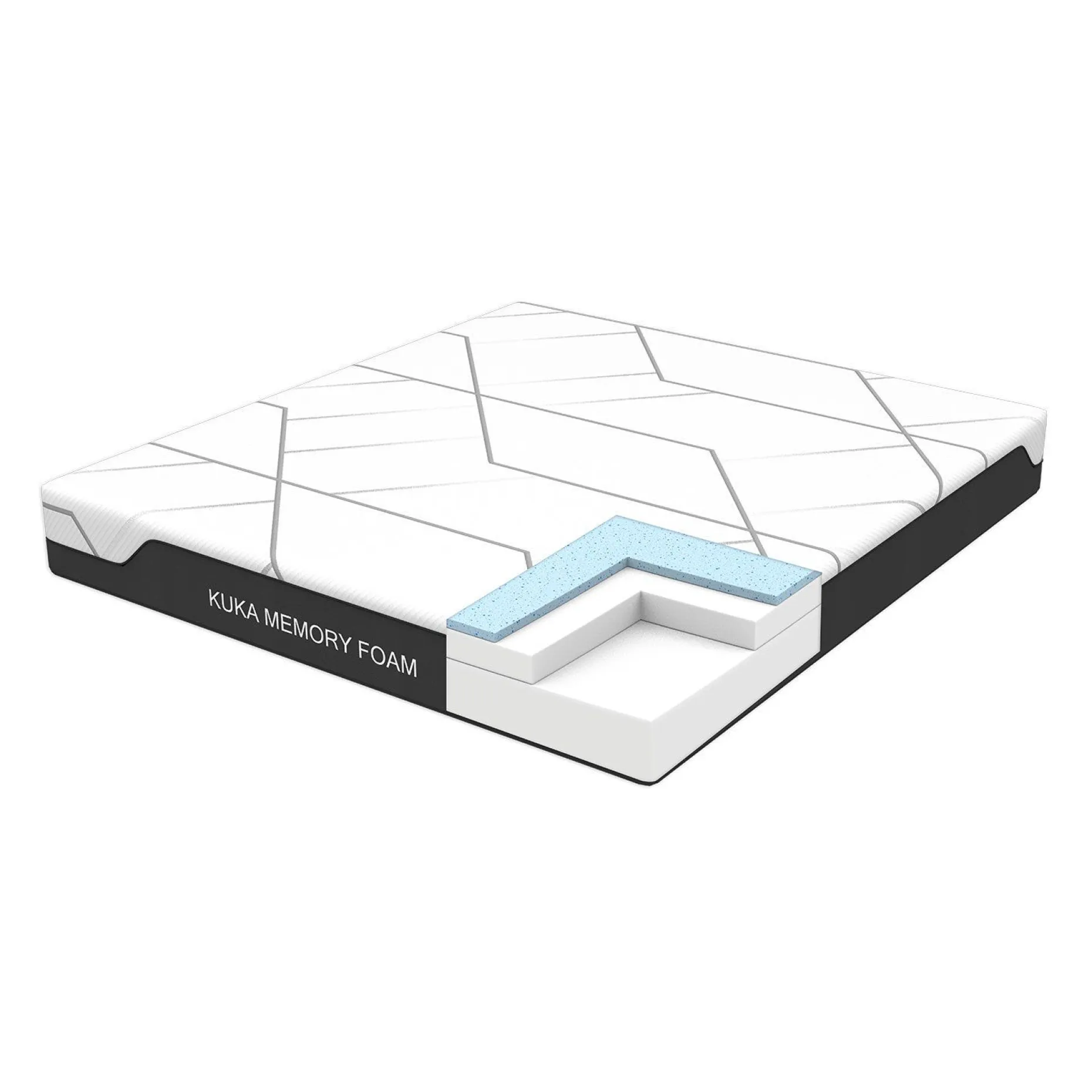 Skummadrass Kuka memory foam 160x200x20 cm