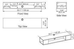 Skuteryd TV-benk 135 cm