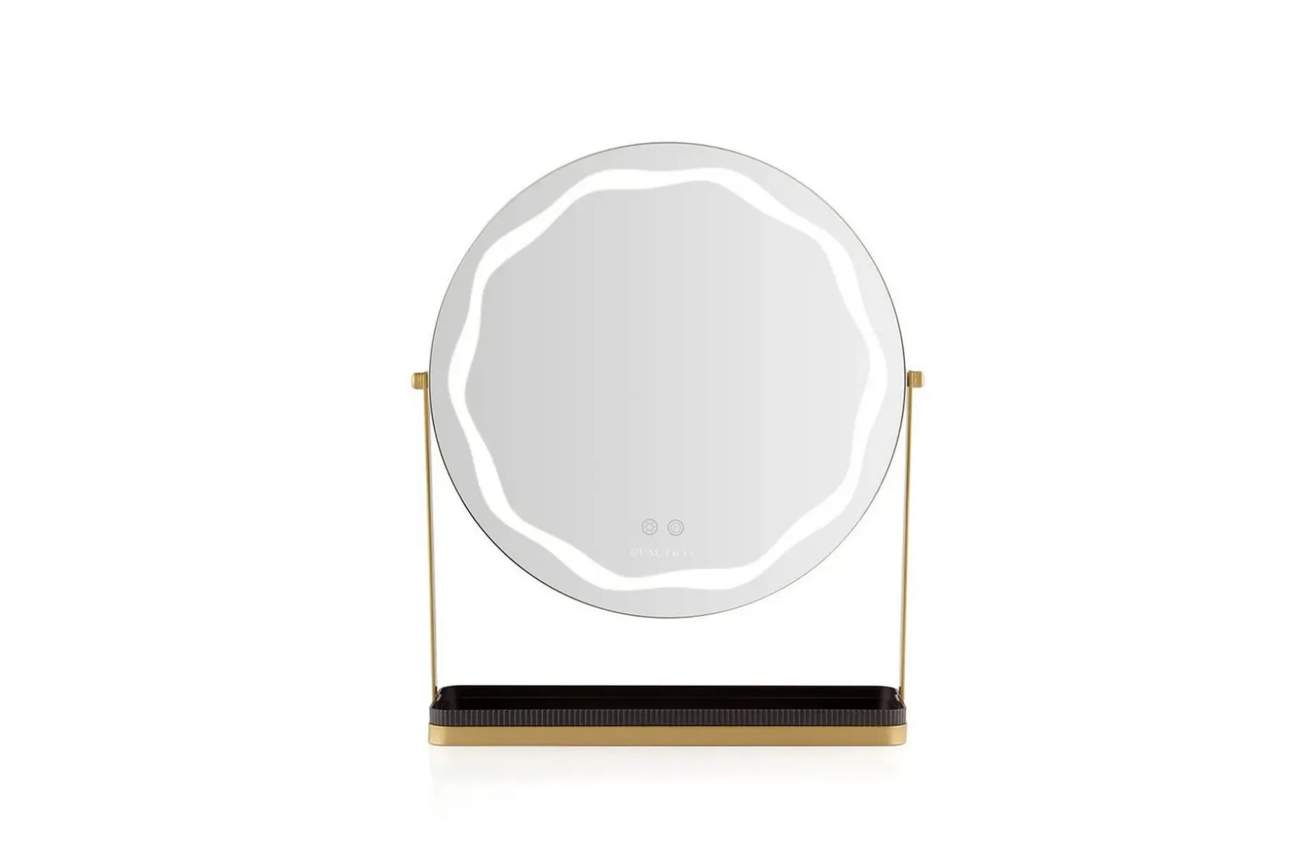 Sminkespeil Beautifly Rund med LED-belysning