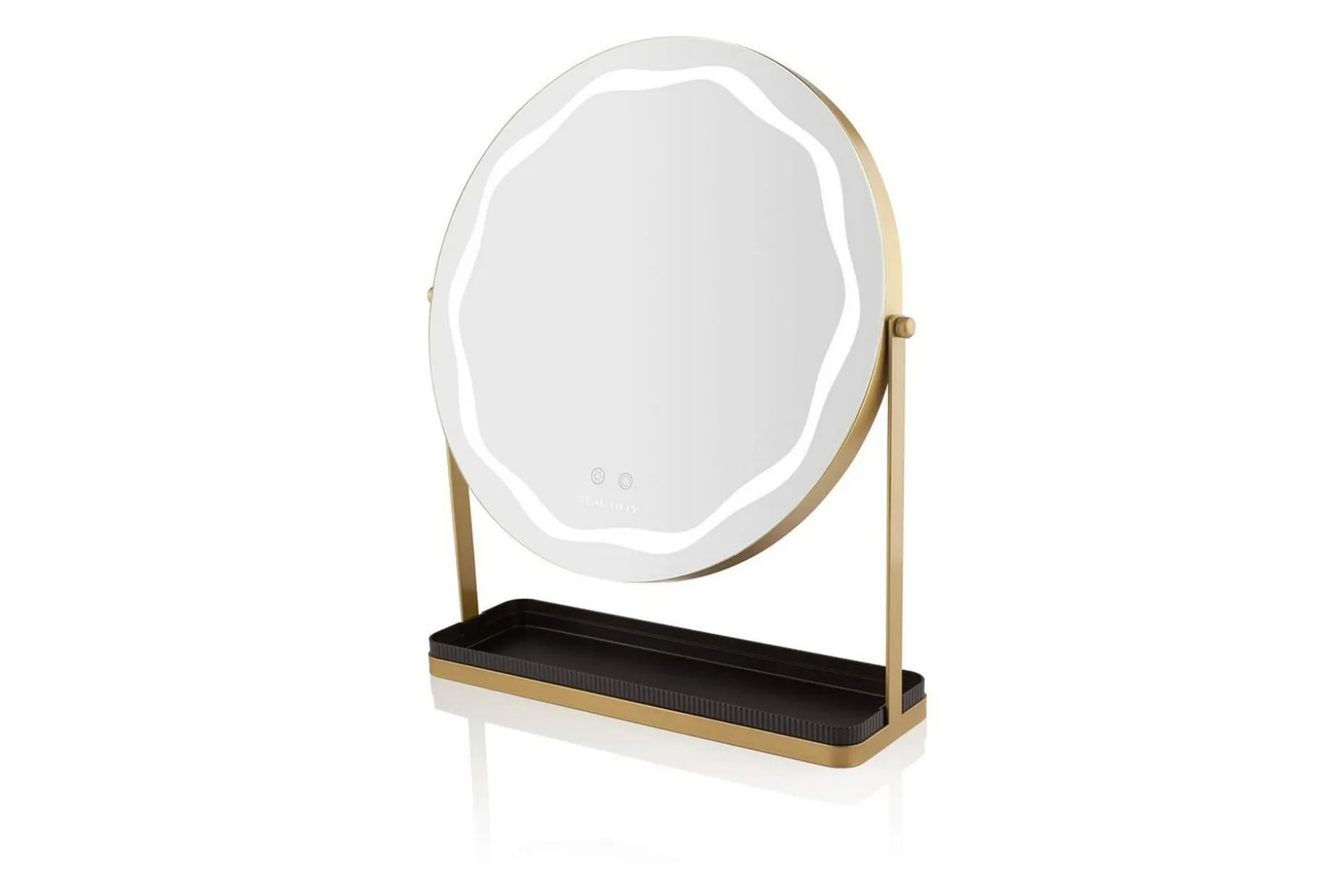 Sminkespeil Beautifly Rund med LED-belysning