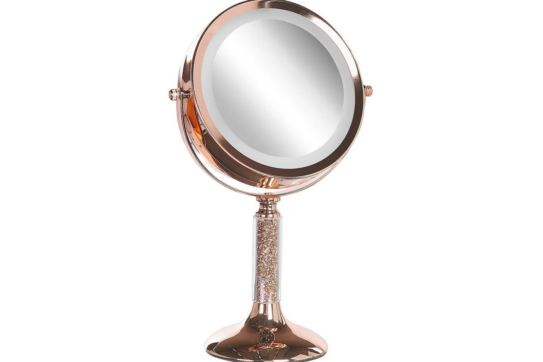 Sminkspegel Beliani Baixas Guld/svart Rose||GOLD