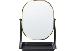 Sminkspegel Beliani Correze Guld/svart GOLD||Black
