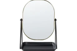Sminkspegel Beliani Correze Guld/svart GOLD||Black