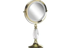 Sminkspegel Beliani Maury Guld GOLD VALUE_MISSING_2