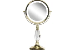 Sminkspegel Beliani Maury Guld GOLD VALUE_MISSING_2
