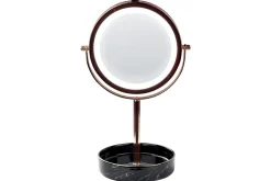 Sminkspegel Beliani Savoie Guld/Svart Rose||Black