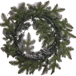 Snødekt julekrans Sundo