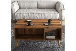 Sofabord Elrasmo sofabord 90x54x90 cm Brun