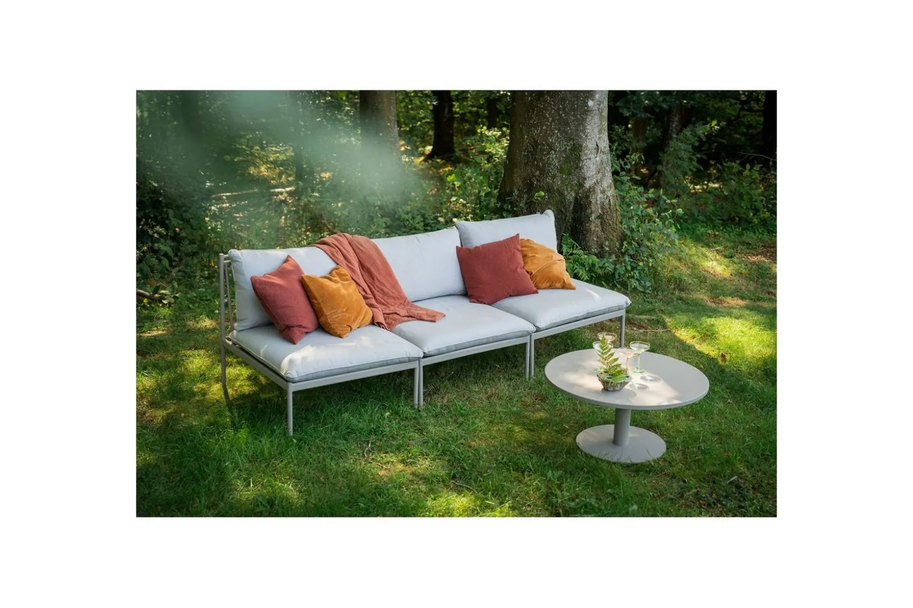 Sofabord Hillerstorp Näsby Ø80 cm Sand