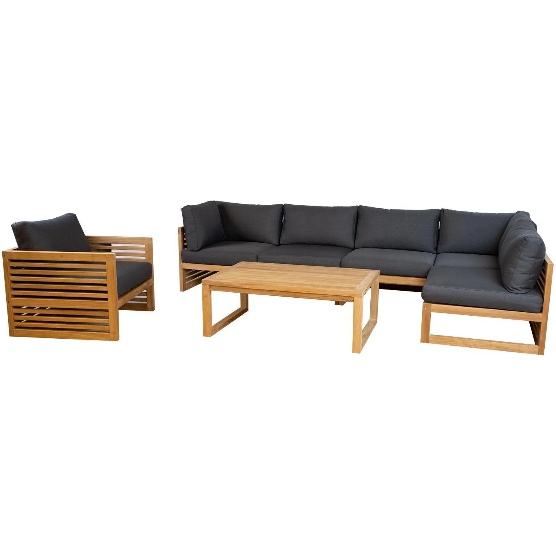 Sofabord HOME4YOU Serenity 120x80x45 cm teak