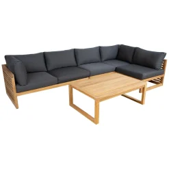 Sofabord HOME4YOU Serenity 120x80x45 cm teak