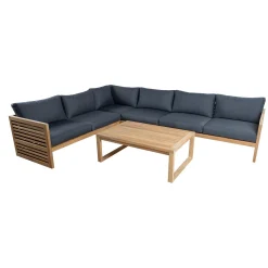 Sofabord HOME4YOU Serenity 120x80x45 cm teak