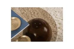 Sofabord Sphere Valnøtt / Bronse