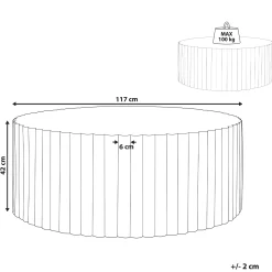 Sofabord utendørs Pozza 117 cm