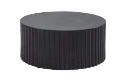 Sofabord Wohnling Rund 67 cm Metalliske Striper Optikk Moderne Look