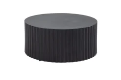Sofabord Wohnling Rund 67 cm Metalliske Striper Optikk Moderne Look