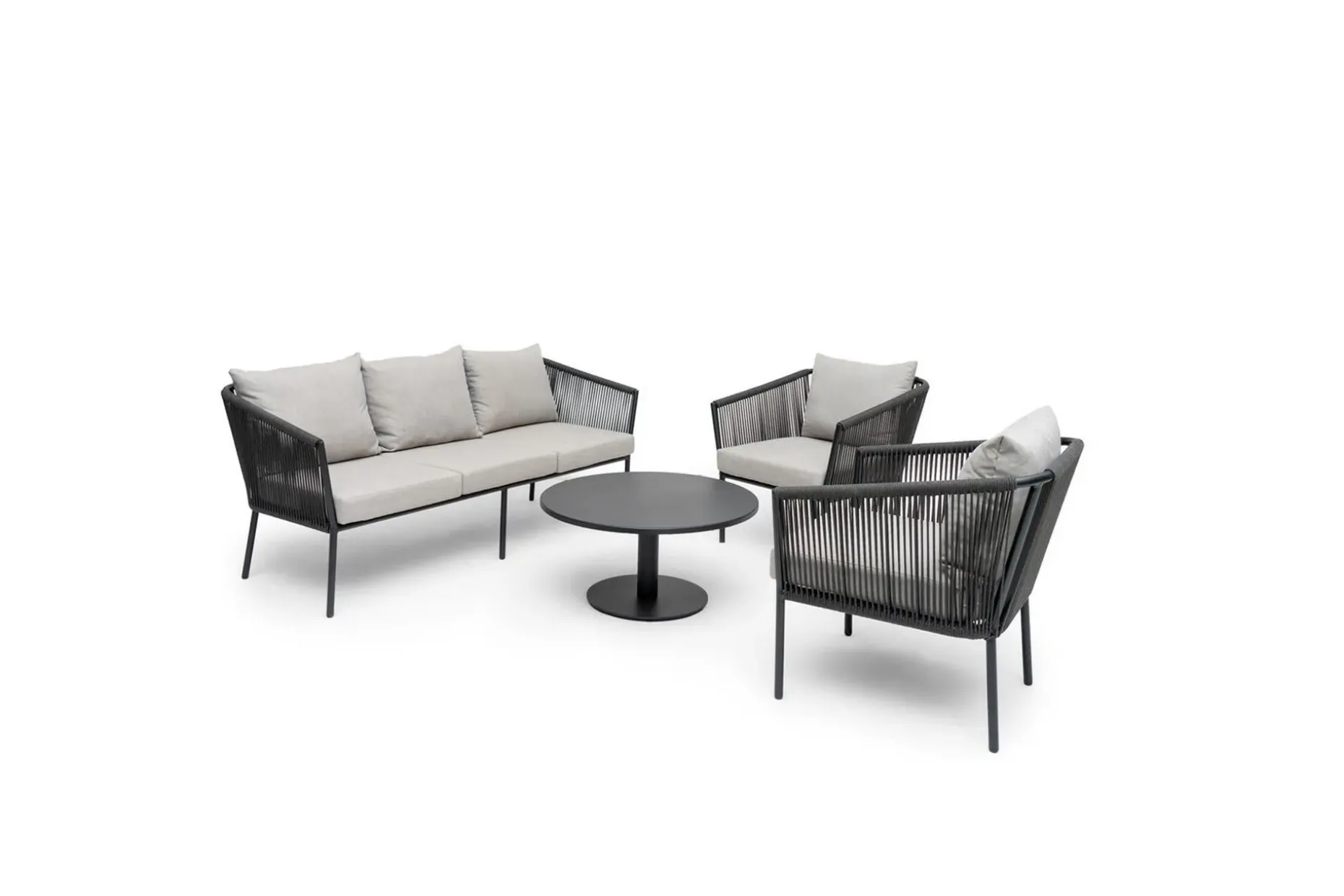 Sofa Hillerstorp Lersund Svart/Grå